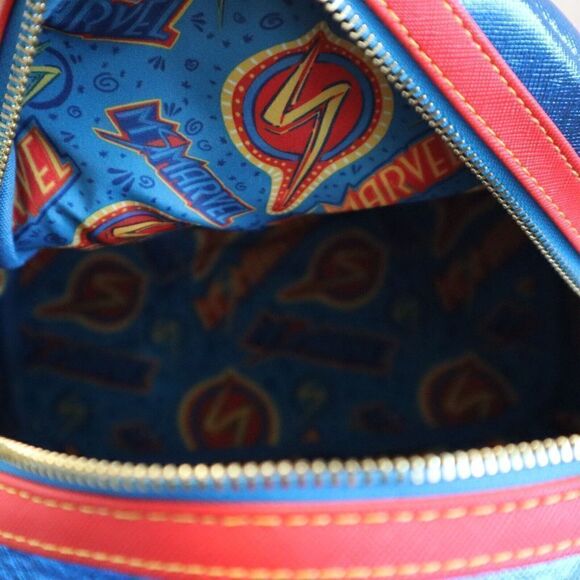 Loungefly MVBK0205 Women's Marvel Ms. Marvel Cosplay Mini Backpack - Picture 12 of 12